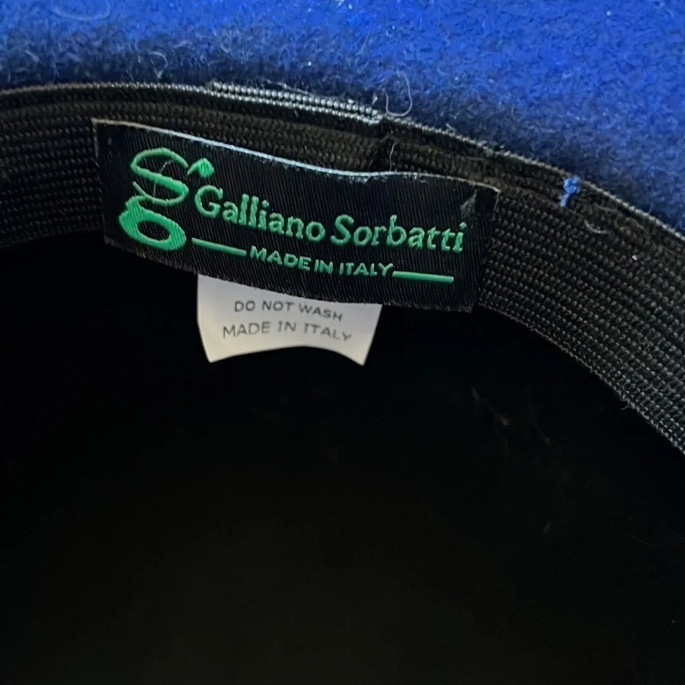 Galliano Sorbatti Italian wool hat